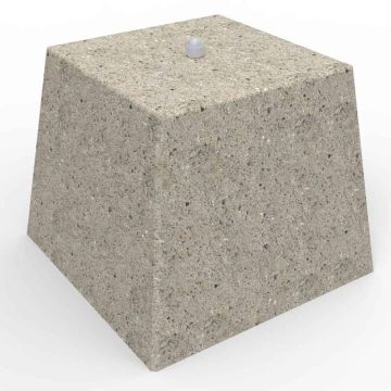 Betonblok 28 cm met schroefdraad M12