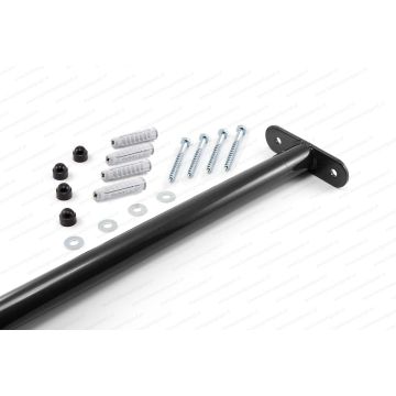 Duikelstang metaal 125 cm zwart