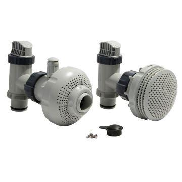 Intex in- en uitlaat fittingset 38mm