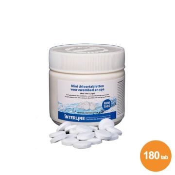 Chloortabletten 2,7 Gram mini quick Interline (180 stuks) 