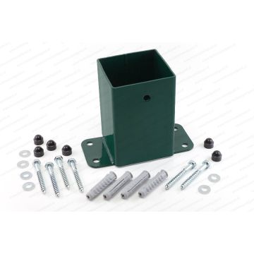 Hoekverbinding schommel muur vierkant 90x90 groen