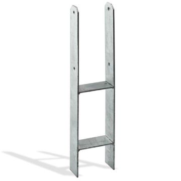 Paalhouder H-Anker 91x91 mm