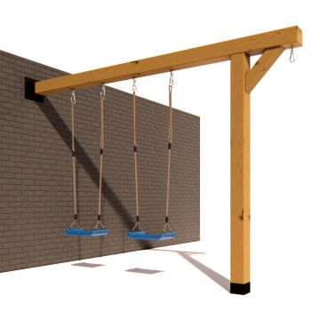 Houten Aanbouwschommel Douglas BK Duck