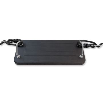 Rubber Schommelzitje Zwart dichterbij