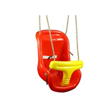 Baby schommelzitje rood/geel