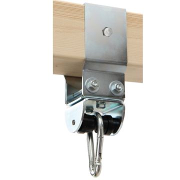 Schommelhaak Marathon met vierkante klem 90x90mm