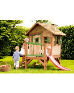 AXI speelhuis robin met kinderen