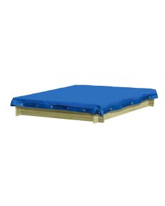 Zandbak Afdekhoes blauw 150x150 cm