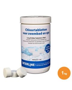 Chloor 1KG 20 grams tabletten interline