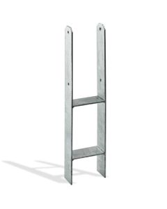 Paalhouder H-Anker 91x91 mm