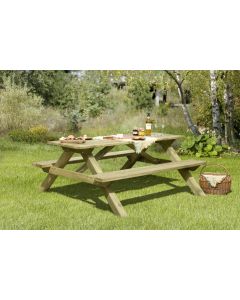 Houten Picknicktafel 180 x 170 x 75 cm