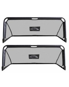 Stalen voetbaldoel 150x60 cm BK Champ Inklapbaar (2 stuks)