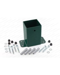 Hoekverbinding schommel muur vierkant 90x90 groen