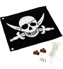 Piraten vlag met hijssysteem