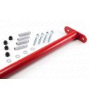 Duikelstang metaal 125 cm rood met bevestigingsmaterialen