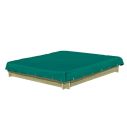 Zandbak Afdekhoes Groen 120x120 cm PVC