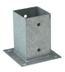 Paalhouder met plaat 91x91mm