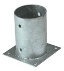 Paalhouder met plaat Ø 81mm