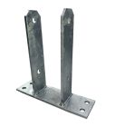 Paalhouder U-anker 101mm