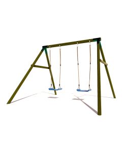 Houten Schommel BK Rondhout Dubbel
