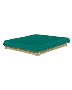 Zandbak Afdekhoes Groen 120x120 cm PVC