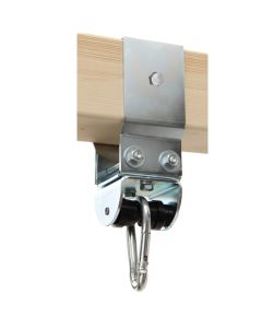 Schommelhaak Marathon met vierkante klem 90x90mm