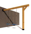 Houten Aanbouwschommel Douglas BK Duck