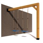 Houten Aanbouwschommel Douglas BK Boris