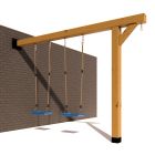 Houten Aanbouwschommel Douglas BK Duck