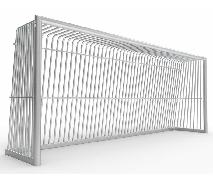 Anti vandaal voetbaldoel 500 x 200 cm - Rond