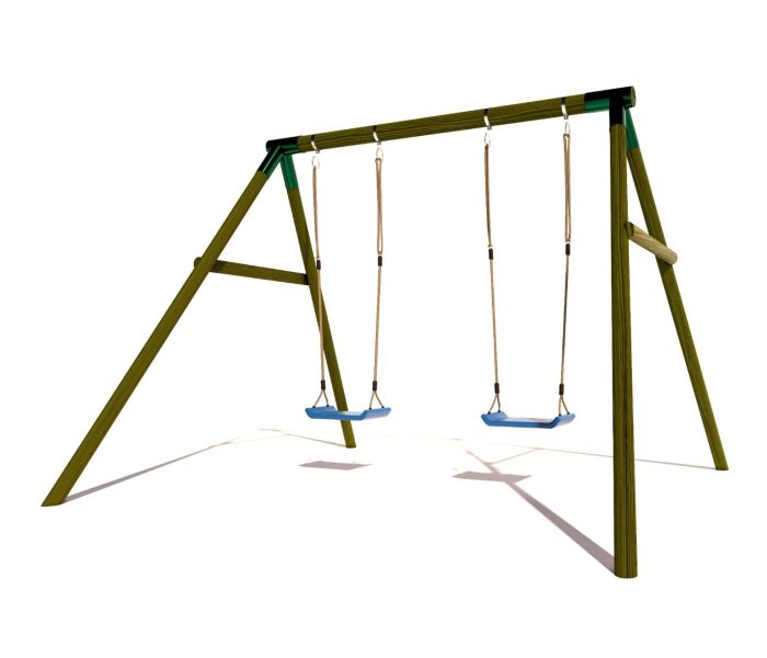 Houten Schommel BK Rondhout Dubbel
