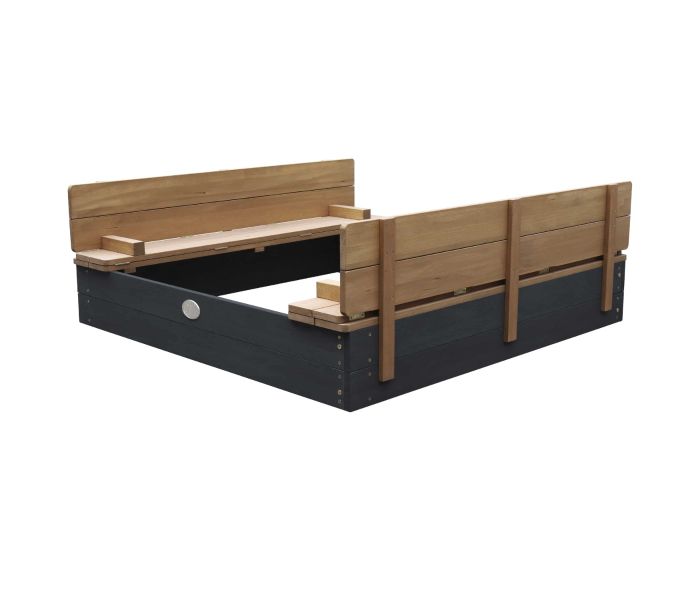 Houten zandbak Axi Ella XL Bruin antraciet