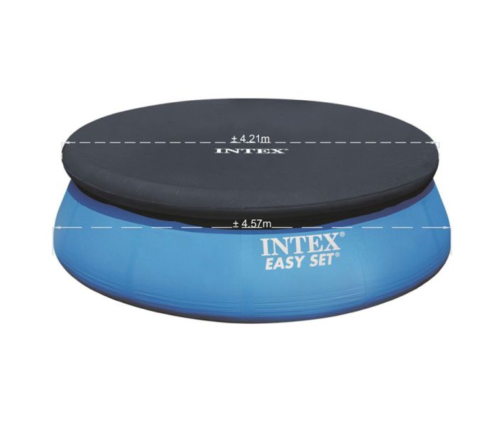 Zwembad afdekhoes intex easy set 457 cm