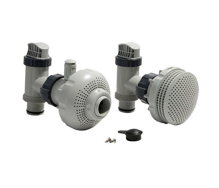 Intex in- en uitlaat fittingset 38mm