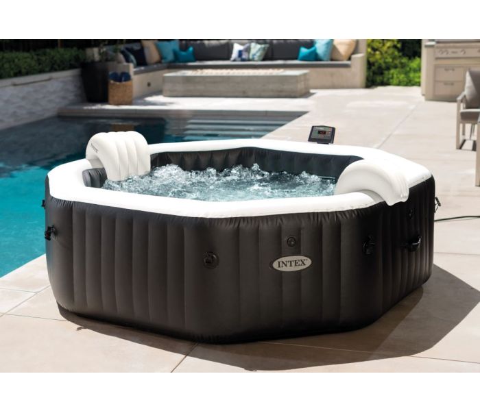 Opblaasbare spa Intex Jet en Bubbelbad Octagon Deluxe 6 persoons