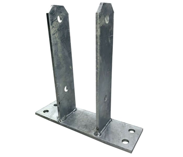 Paalhouder U-anker 101mm