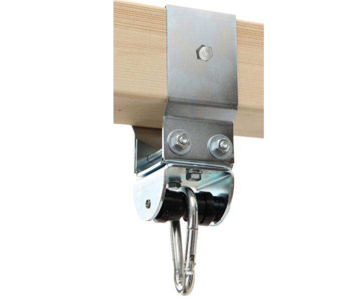 Schommelhaak Marathon met vierkante klem 90x90mm