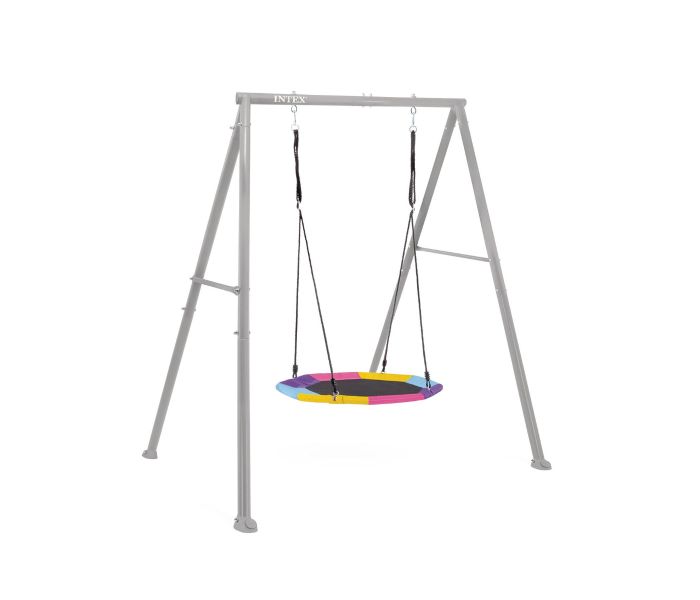 Stalen Nestschommel Intex Grijs